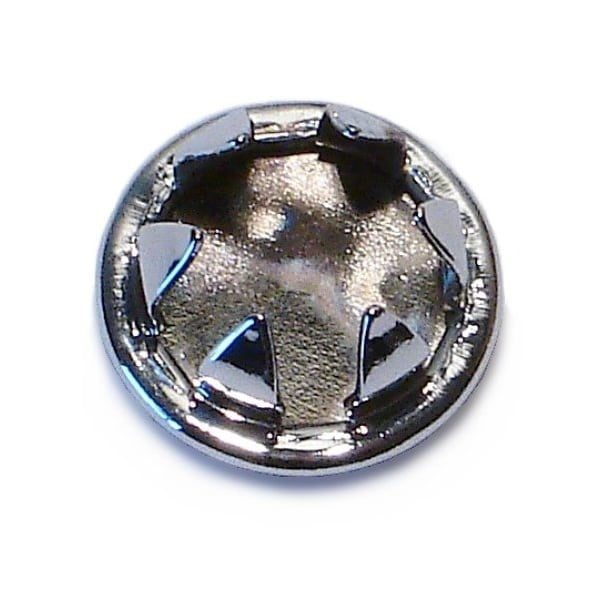 Midwest Fastener 1/2" Chrome Plated Steel Hole Plugs 10PK 79861 - main